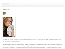 Tablet Screenshot of cashfourcarz.com